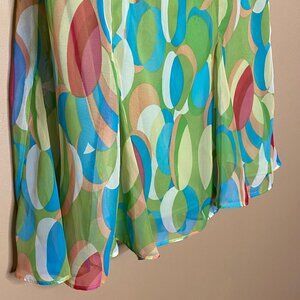 Groovy Cool Girl 60's Inspired Patterned Skirt